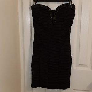 Strapless cocktail dress